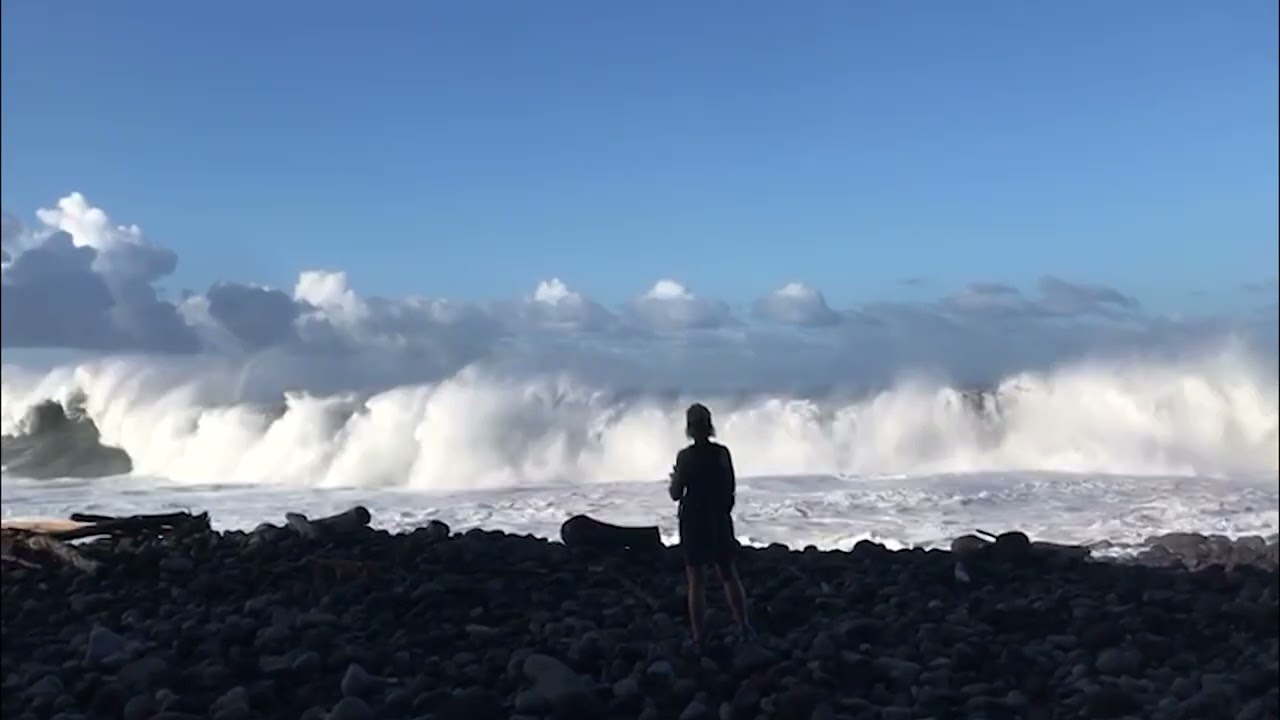 Forte houle dans le Sud Sauvage