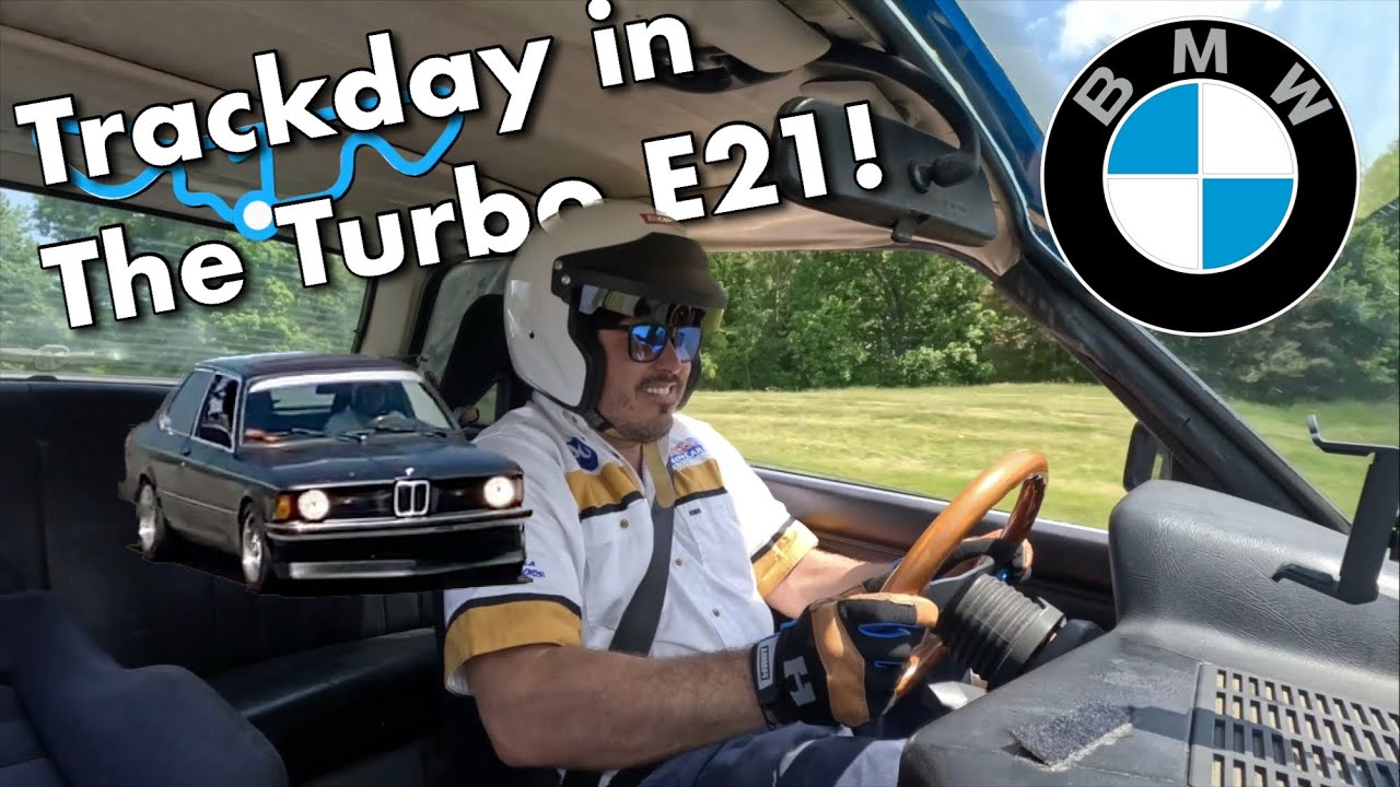 Turbo M42 BMW E21 320i at Grattan Raceway | In-car vintage BMW trackday footage