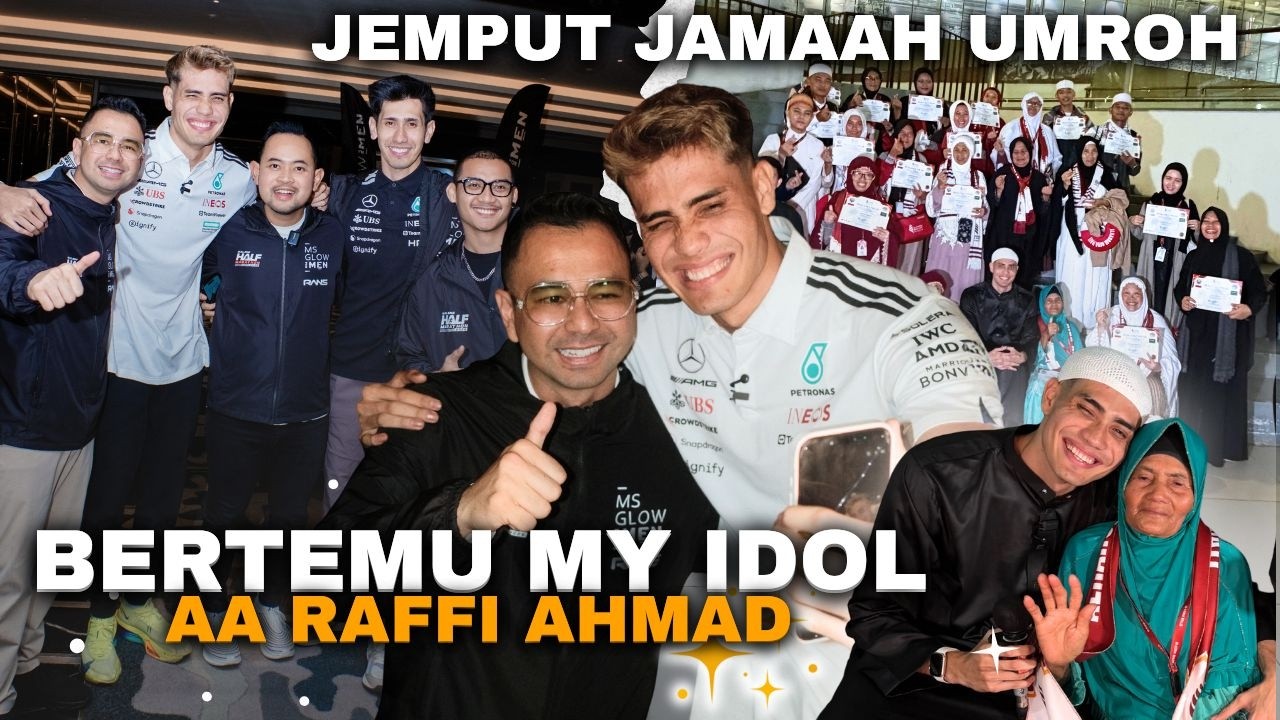 KETEMU RAFFI  AHMAD SETELAH 1 TAHUN DI INDONESIA 😭 | JEMPUT KEPULANGAN JAMAAH UMROH ‼️