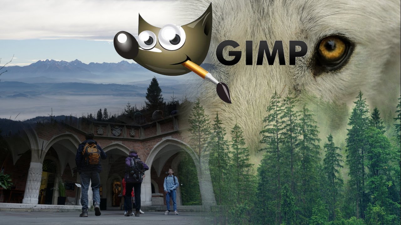 Łączenie zdjęć (fotomontaż) w GIMP
