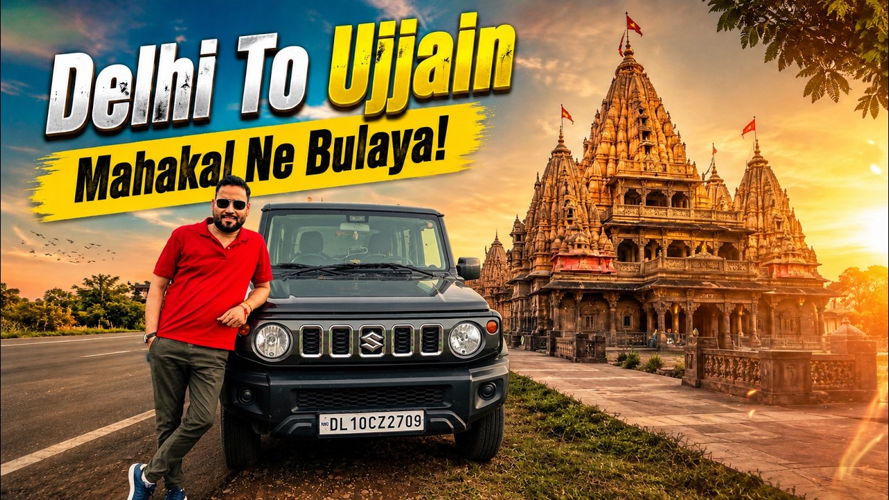 Delhi To Ujjain by Road | Delhi Mumbai Expressway | Road Trip In New Jimny | #ujjain | Part-1