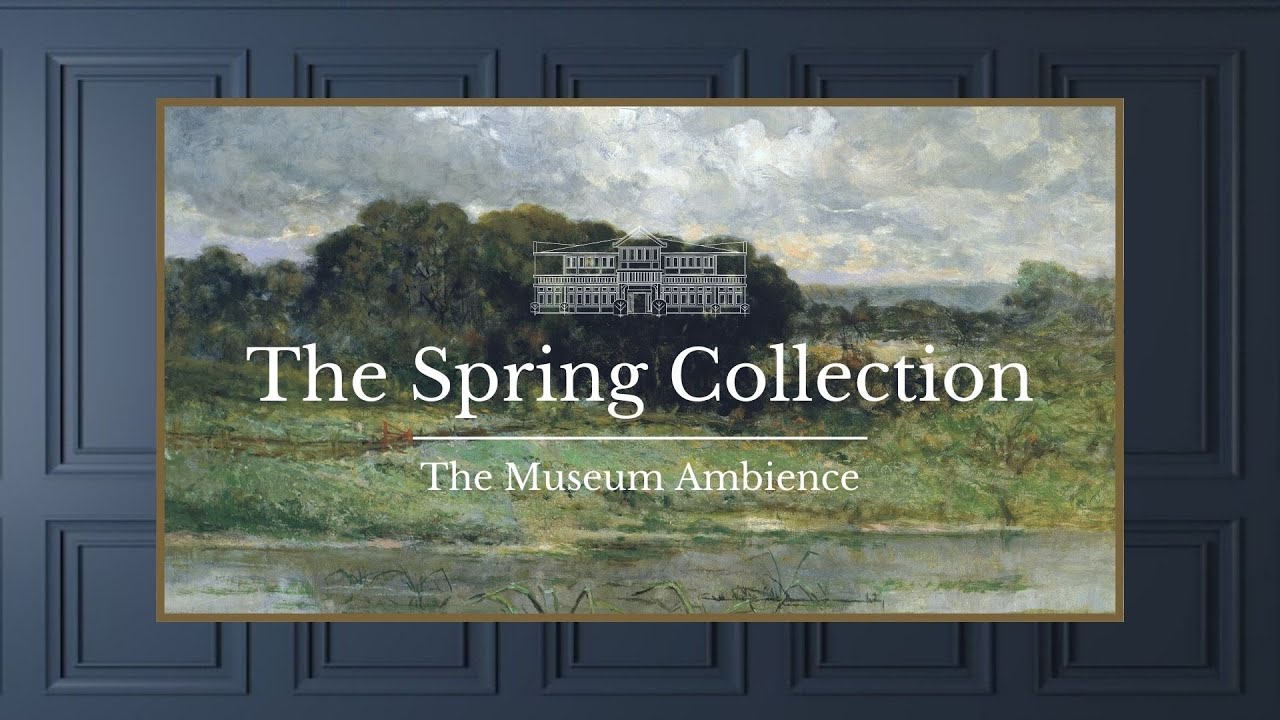 Rainy day in a Springtime Landscape &bull; Vintage Art for TV &bull; 3 hours of painting &bull; Springtime Ambience