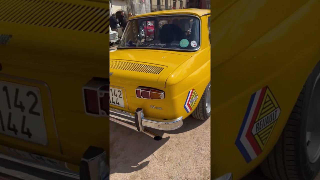 Para ponerse de pie se&ntilde;ores con estos dos cl&aacute;sicos Renault R8 #renault8