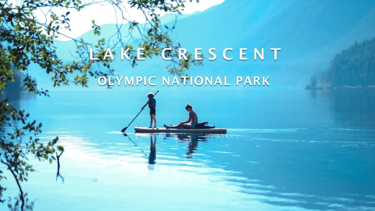 Camping trip / Lake Crescent, Olympic National Park / Cinematic 4K