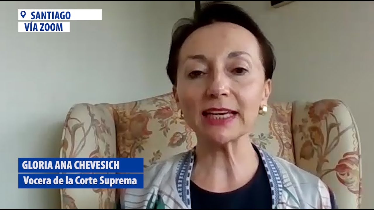 Vocería ministra de la Corte Suprema Gloria Ana Chevesich. 20 de abril de 2020.