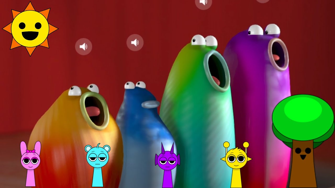 11 Sprunki Themes but with Blob Opera