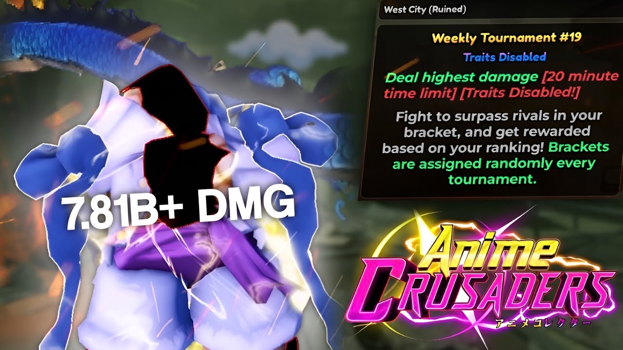 [TRAITLESS] 7.81b+ Damage Strat | Anime Crusaders Tournament #19