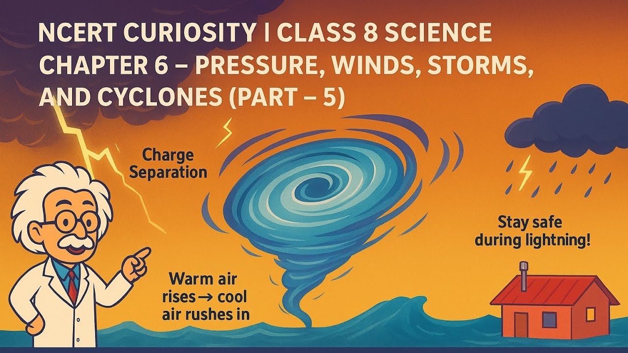 CLASS 8 | SCIENCE| CHAPTER -8 PART-5| PRESSURE ,WINDS, STORMS & CYCLONES| NCERT CURIOUSITY| CBSE |KV