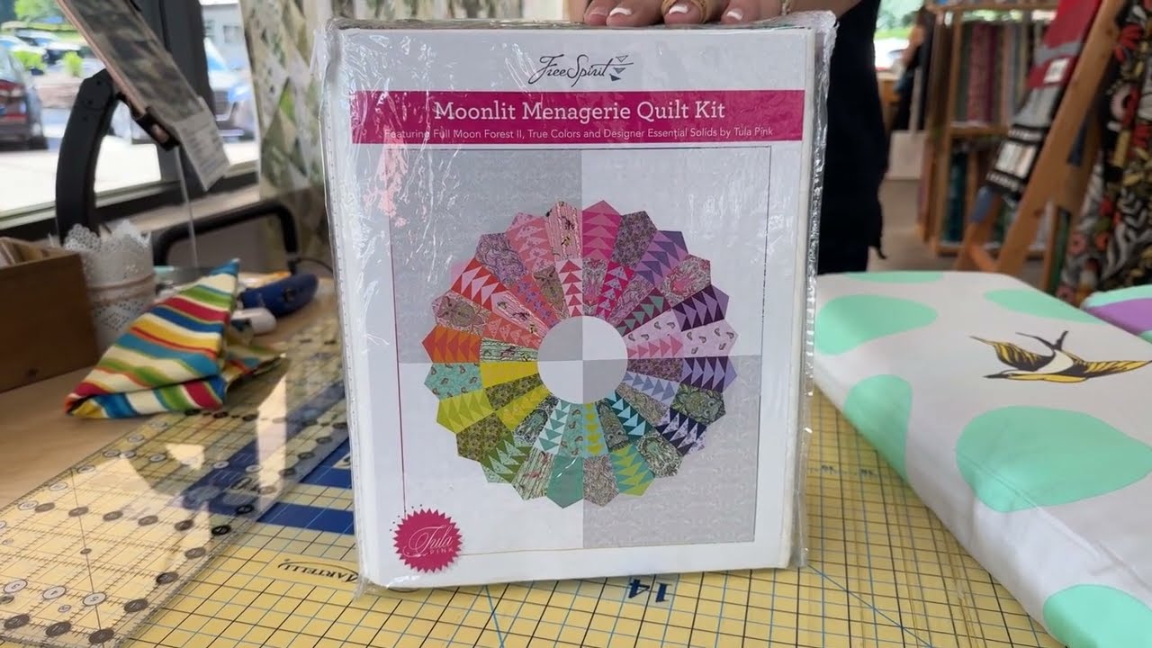 Tula Pink kits, bundles, ribbons, and backings! Cary Quilting Co, 5/8/25
