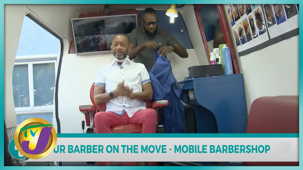 Your Barber on the Move - Mobile Barbershop | TVJ Smile Jamaica