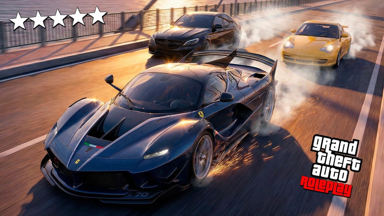 PROBE MI FERRARI MODIFICADO CONTRA los AUTOS MAS RAPIDO de GTA 5 RP