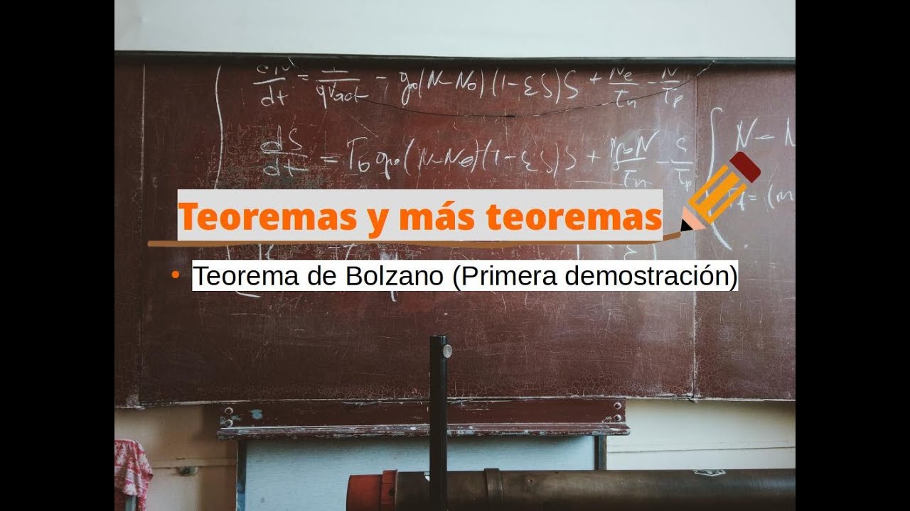 Teorema de Bolzano Primera demostración
