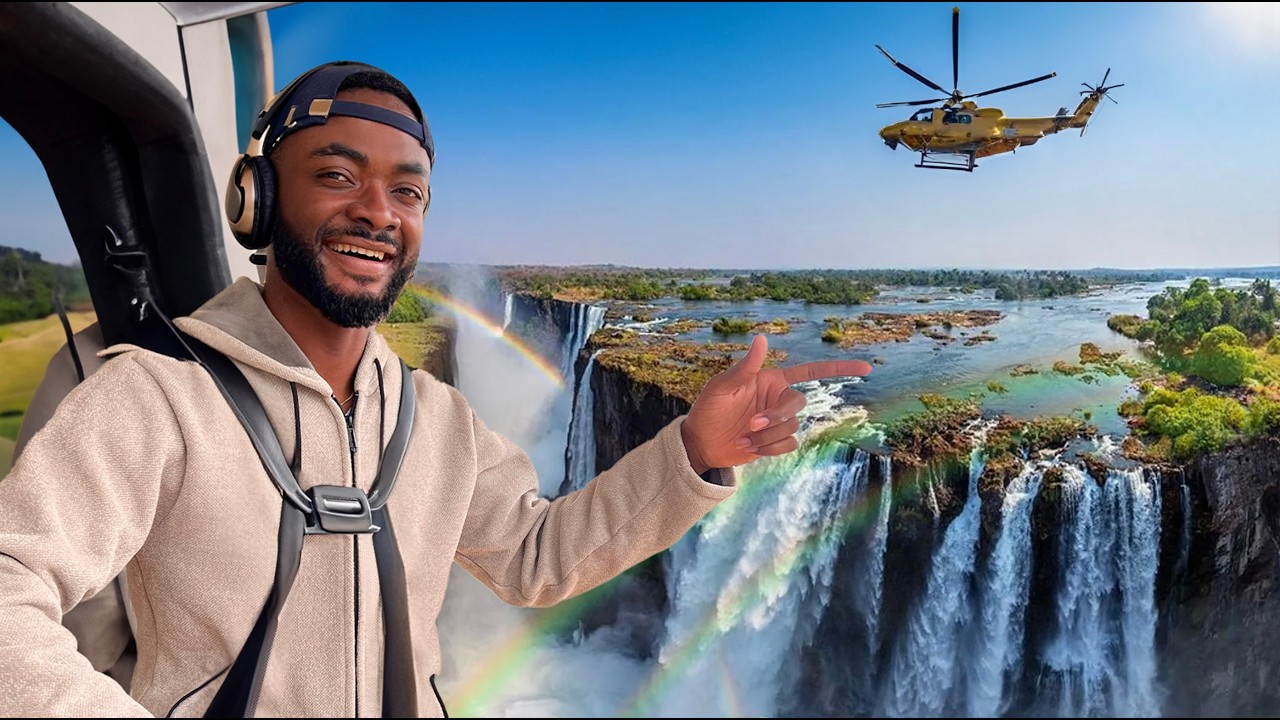 We Visited the biggest waterfall In Africa - Victoria Falls the devils pool
