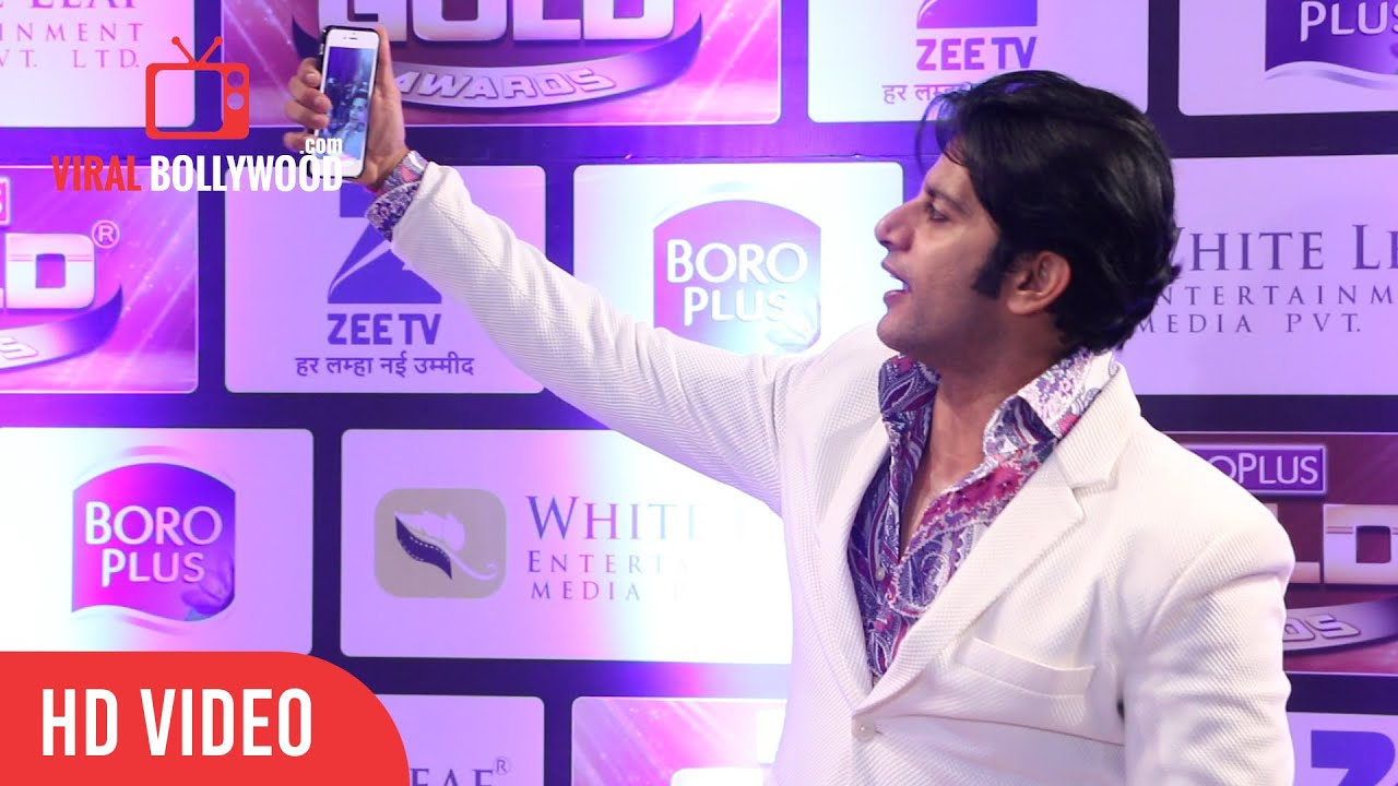 Karanvir Bohra at Zee Gold Awards 2016