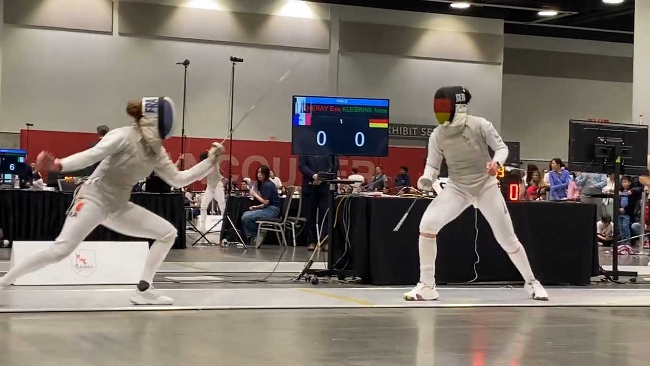 Anne Kleibrink 🇩🇪 GER vs Eva Lacheray 🇫🇷 FRA -Vancouver Foil World Cup 2025 Women's Individual Match