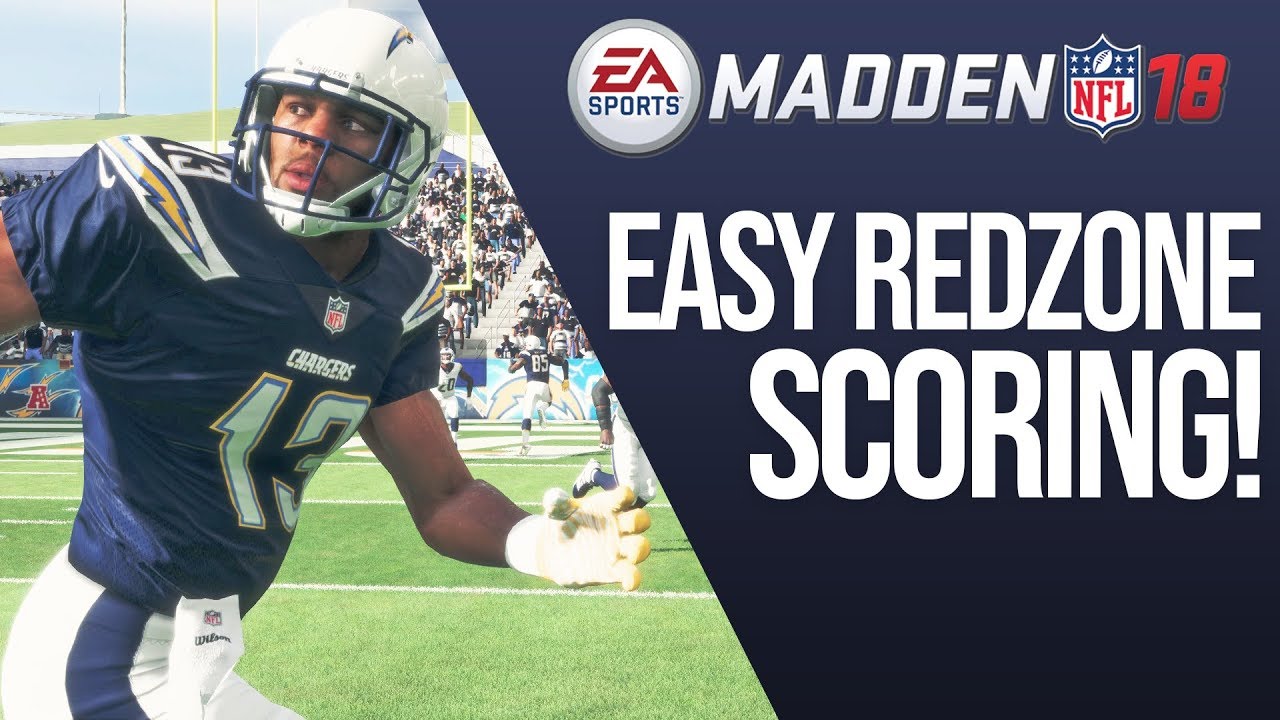 How To Score In The Redzone Everytime In Madden 18!