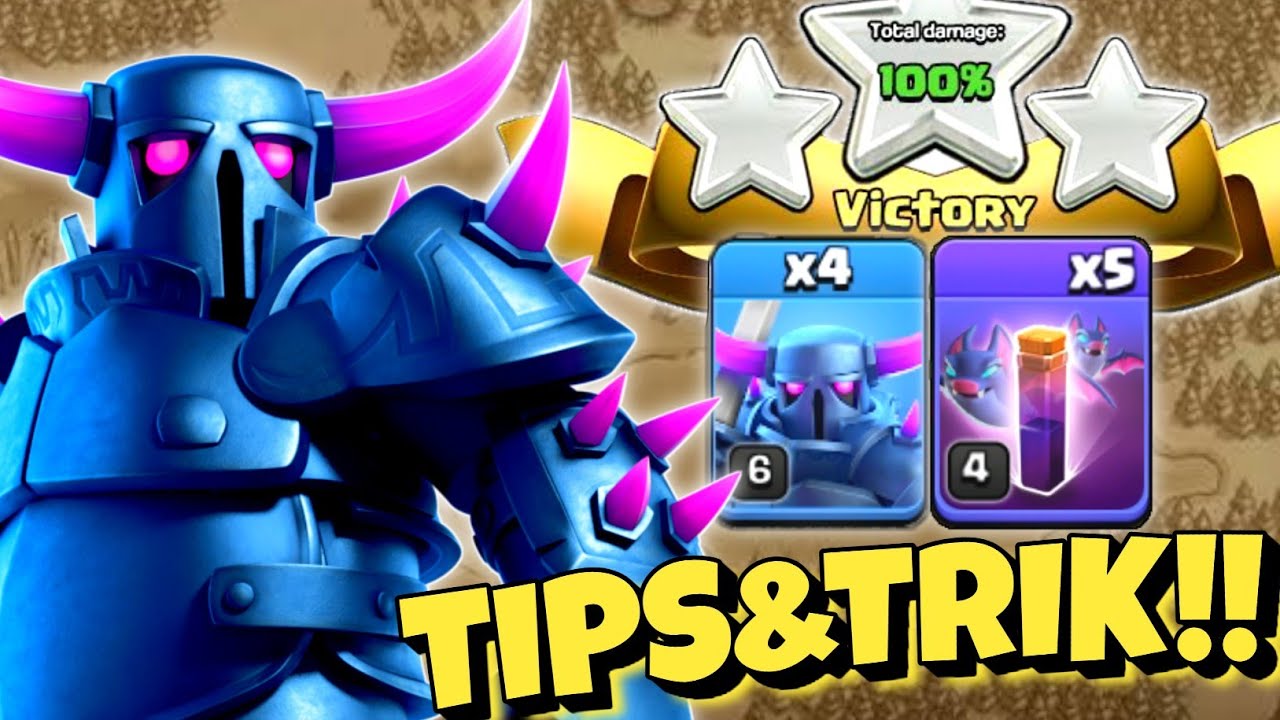 CARA MUDAH MENGGUNAKAN COMBO PEKKA BOWLER BAT SPELL TH10 | STRATEGI TH 10 - COC INDONESIA
