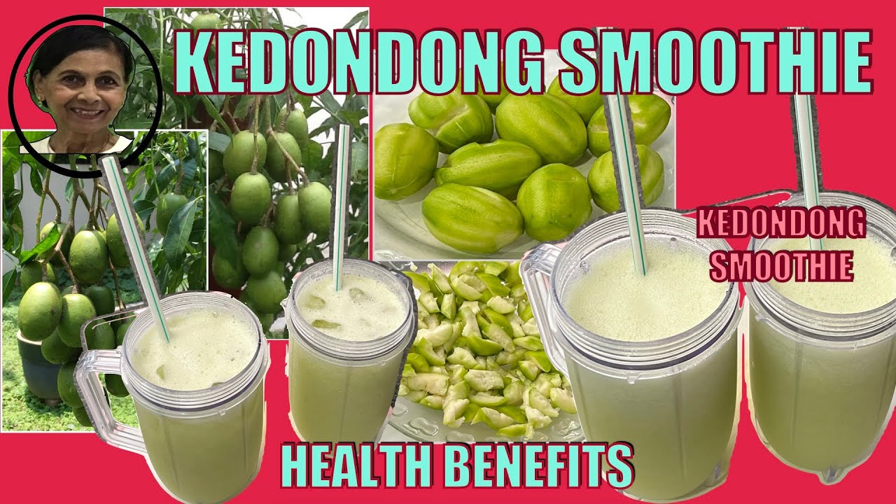 Ambarella/Spondias Dulcis/Kedondong/June Plum. How to make refreshing Kedondong Smoothie?