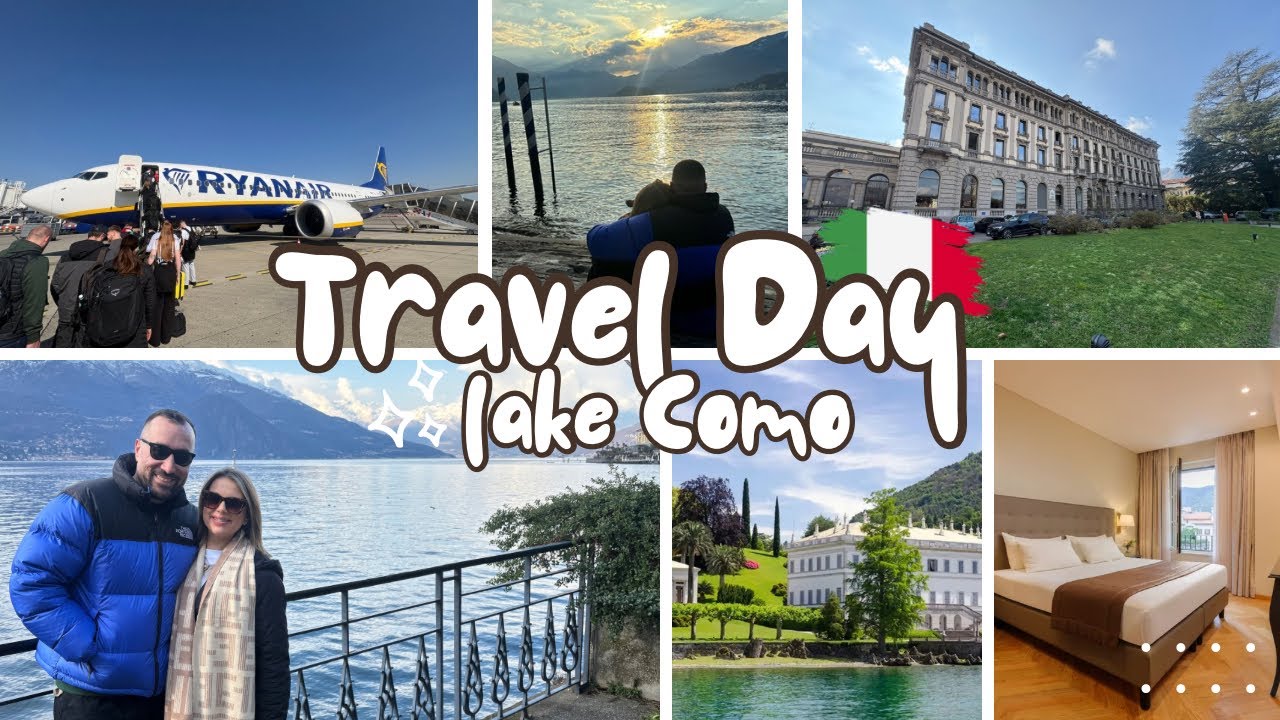 Milan Travel Day, Flying From Manchester Airport To Milan Malpensa. Hotel tour, trip to lake como 🇮🇹