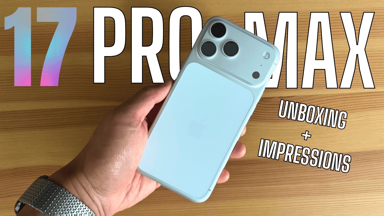 Распаковка iPhone 17 Pro Max (серебристый) | Быстрый обзор и сравнение с iPhone 15 Pro Max