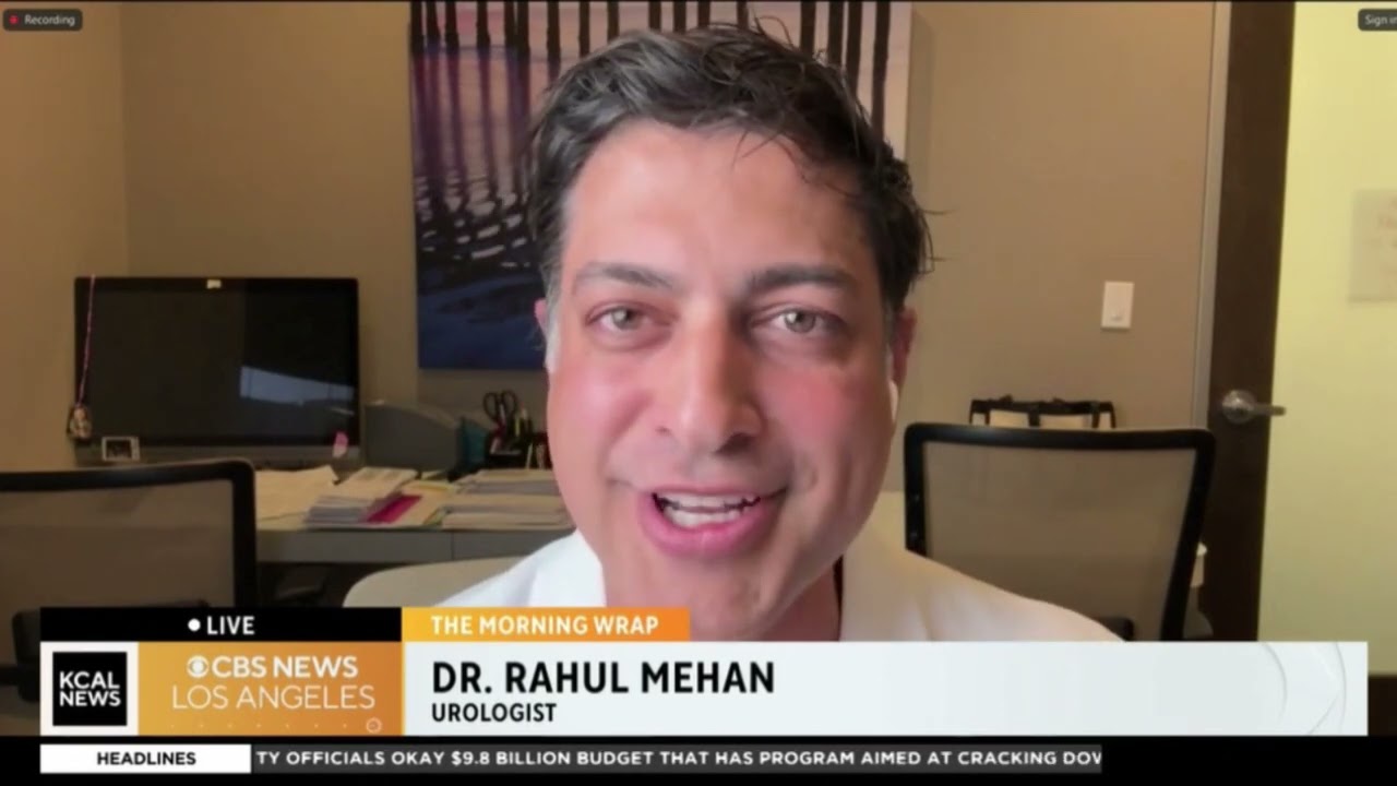 Dr. Rahul Mehan on KCAL News LA