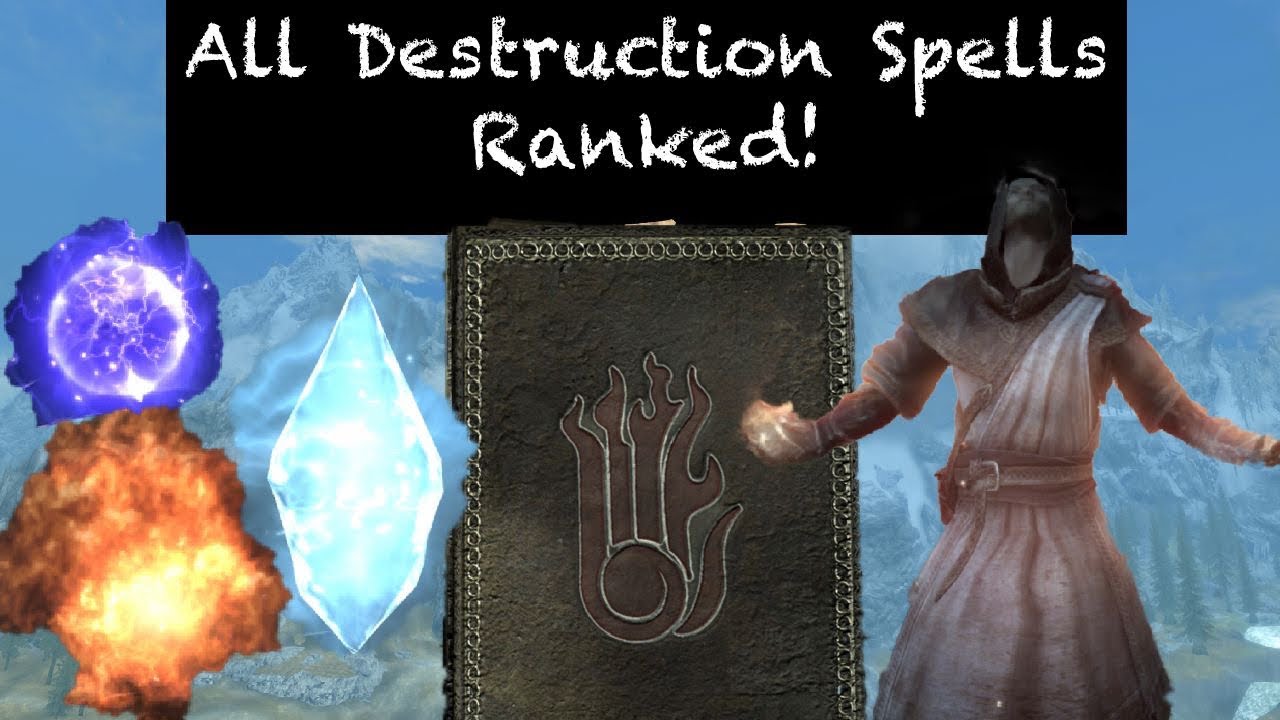 Рейтинг всех 29 заклинаний разрушения | The Elder Scrolls V: Skyrim