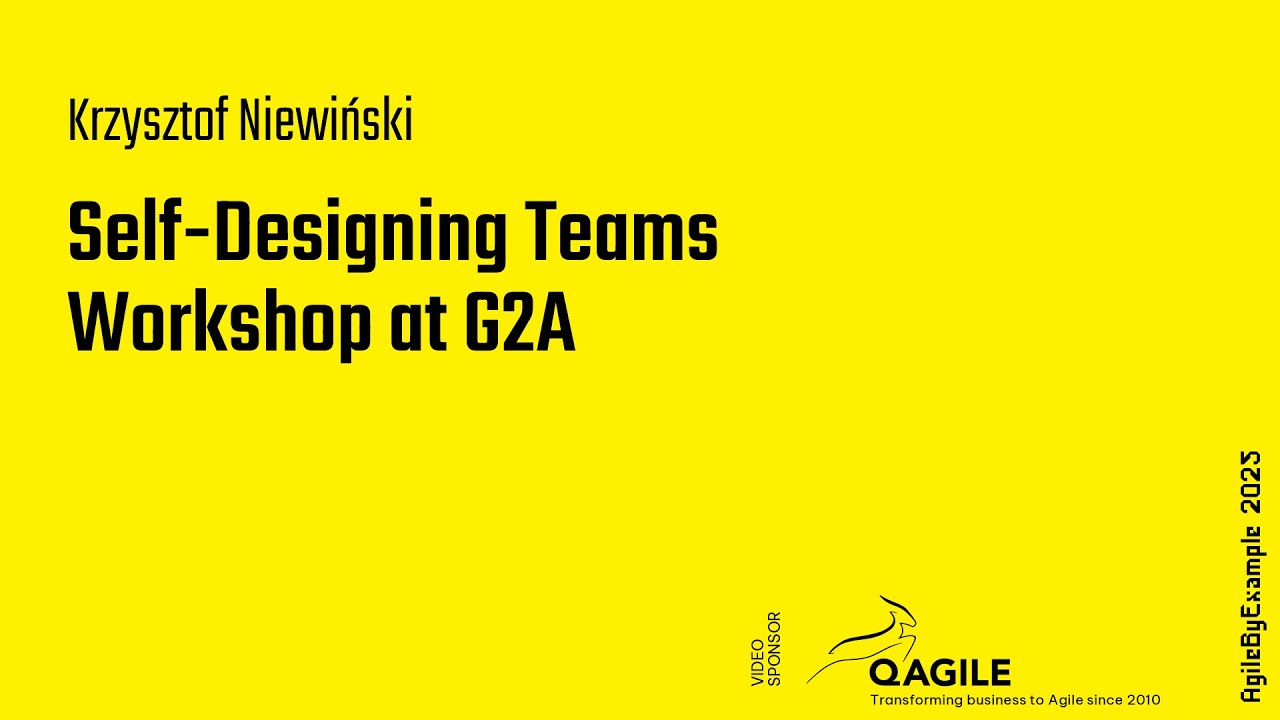 AgileByExample 2025: Krzysztof Niewiński – 