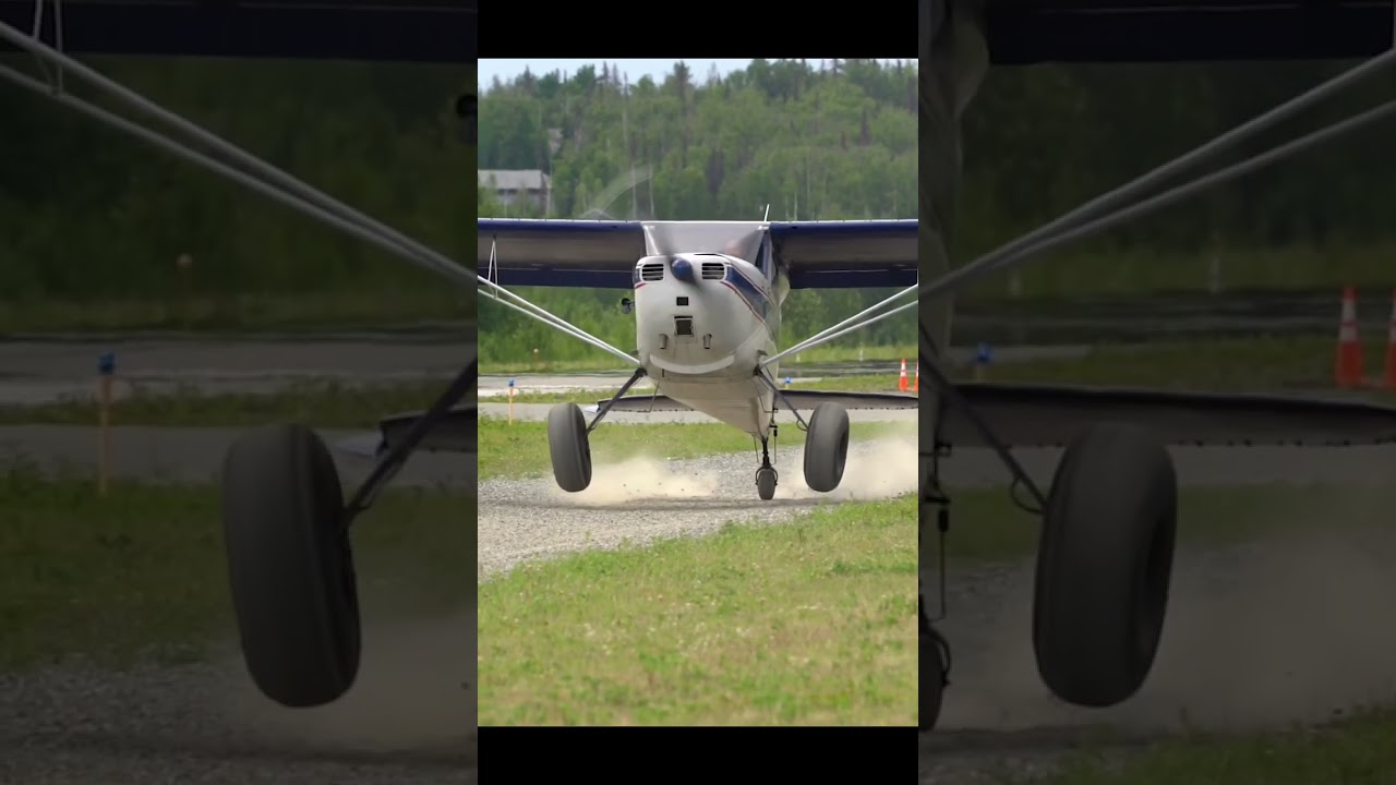 More Alaska bushwheels just for fun #shorts #aviation #airplane #alaska #flying #outdoors