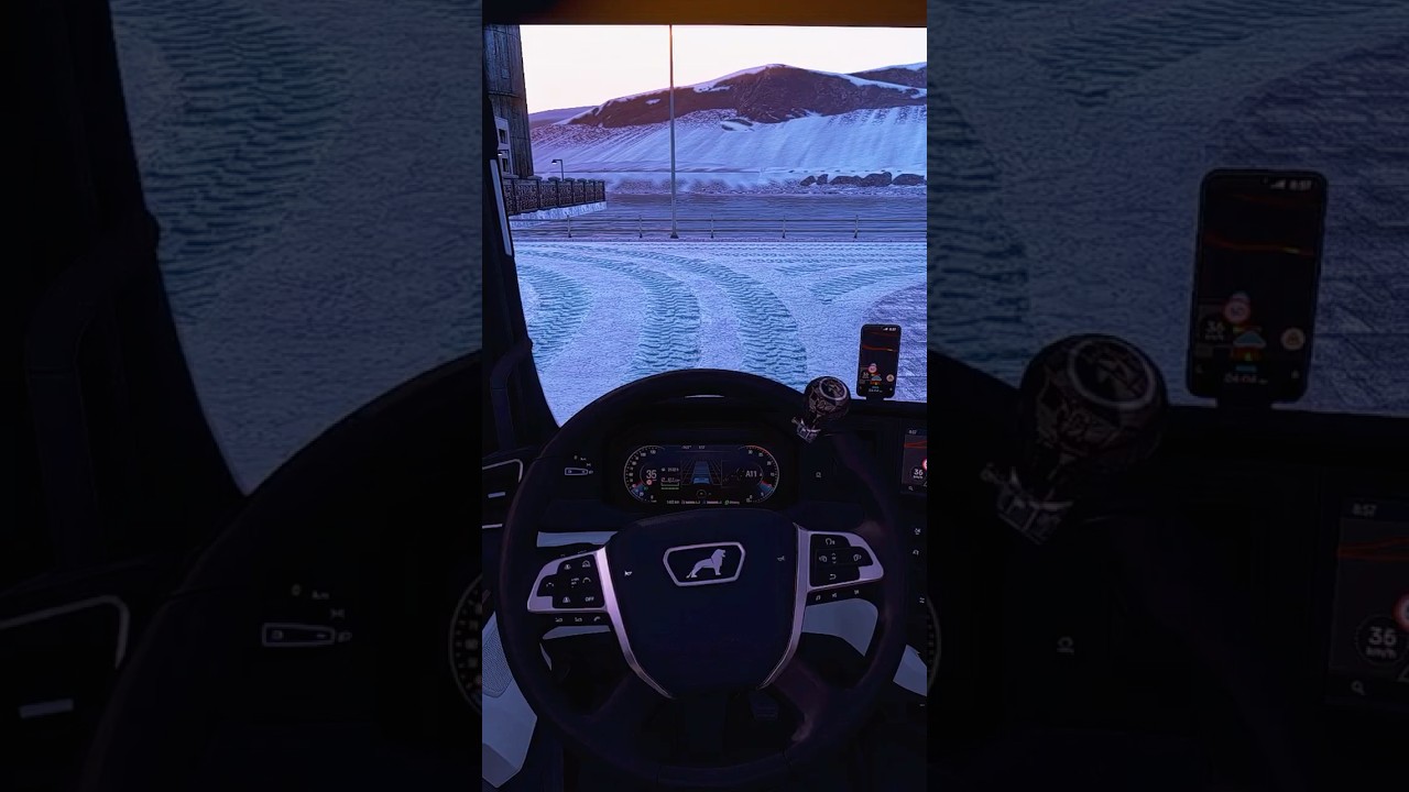 Rey&eth;arfj&ouml;r&eth;ur is the first town I&rsquo;ve visited in Iceland. #eurotrucksimulator2 #ets2