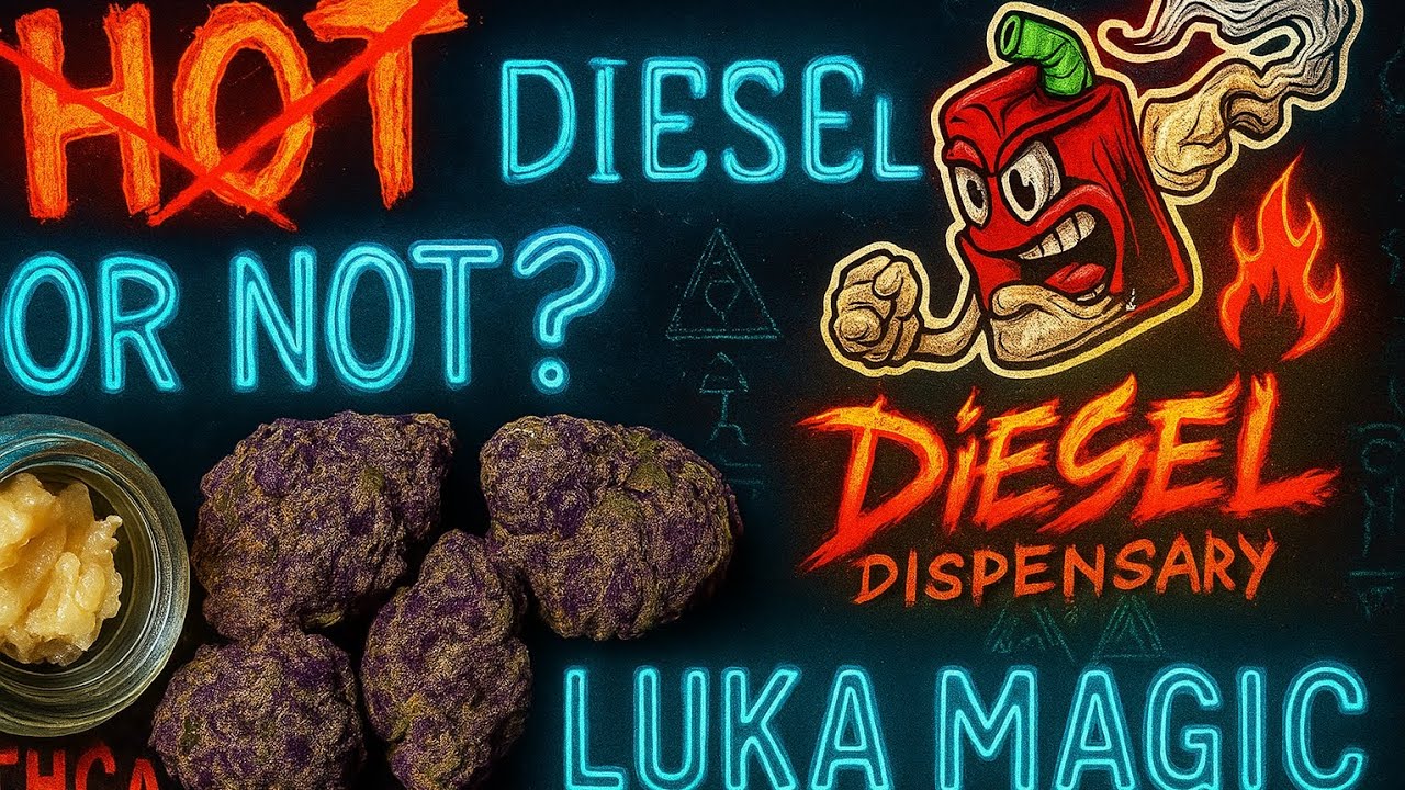 🚫 HOT OR NOT? | Diesel Dispensary &ldquo;Luka Magic&rdquo; THCA Review 🌿 Harsh Burn, No Flavor + Grow Room. 21t 