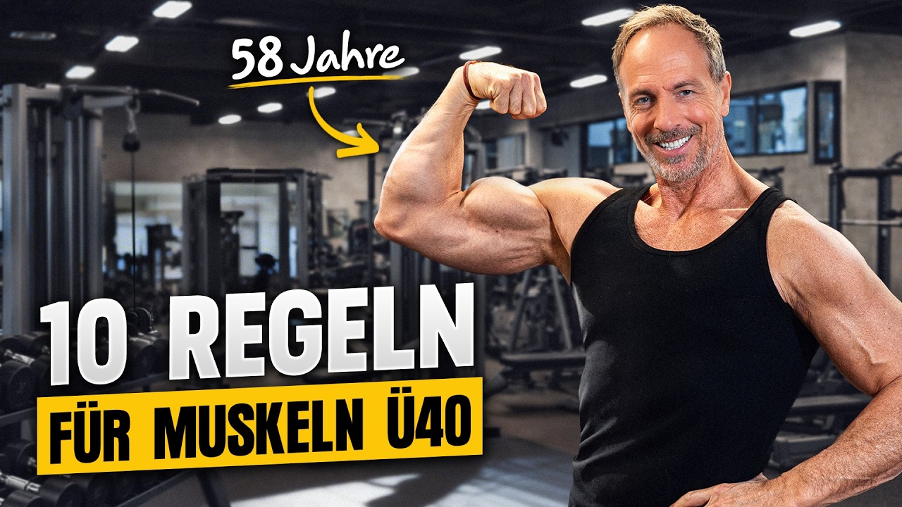 MUSKELAUFBAU &uuml;ber 40 -  baue mehr Muskeln auf als je zuvor (so geht&rsquo;s wirklich)