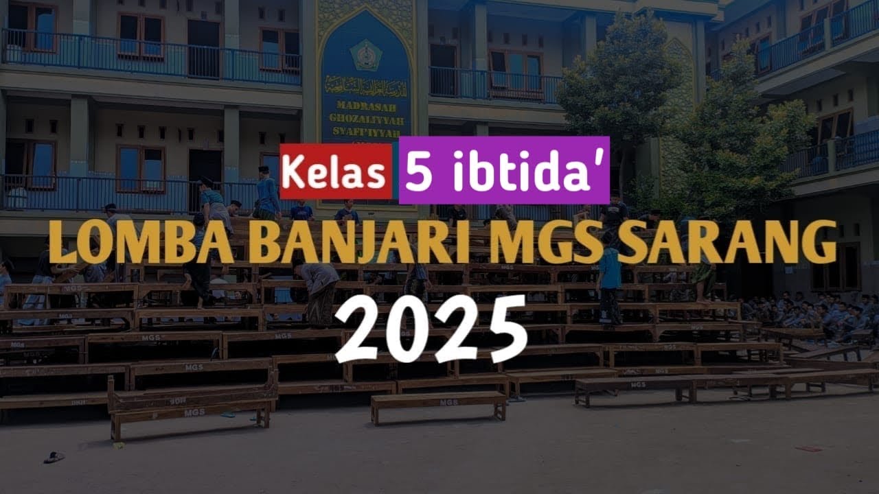 Lomba banjari MGS sarang 2025 | 5 ibt #santri #automobile #hadroh