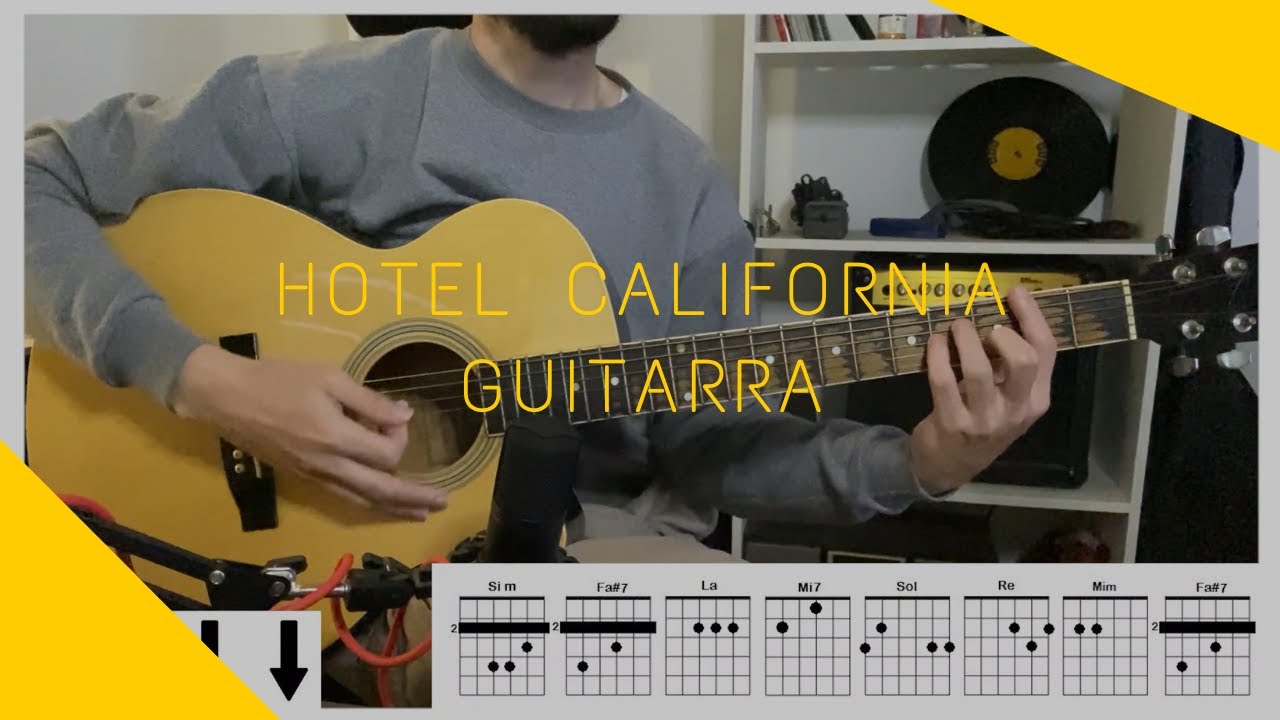 GUITARRA | Hotel California - Eagles ( cover/tutorial) Martin Lopez