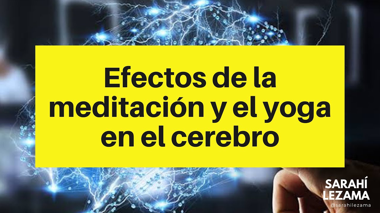 Efectos de la meditación y el yoga en el cerebro.
