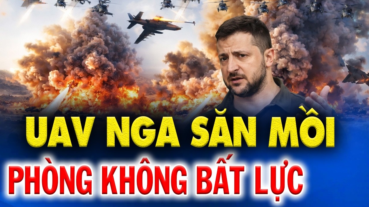 KHARKIV VỠ TRẬN: NGA DÙNG UAV SHAHED MANG TÊN LỬA R-60, KIEV MẤT SÂN BAY