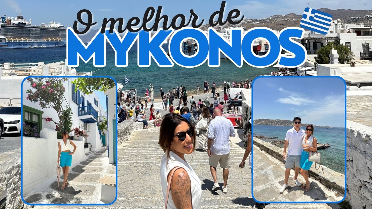 O que FAZER em Mykonos, Grécia| Tudo o que você precisa saber PRAIAS, BEACH CLUBS VLOG