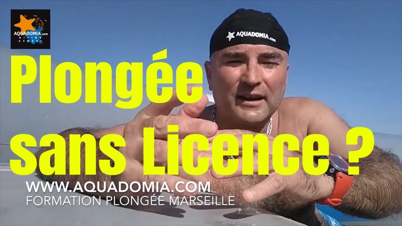 Pas besoin de licence pour la plong&eacute;e sous-marine ?