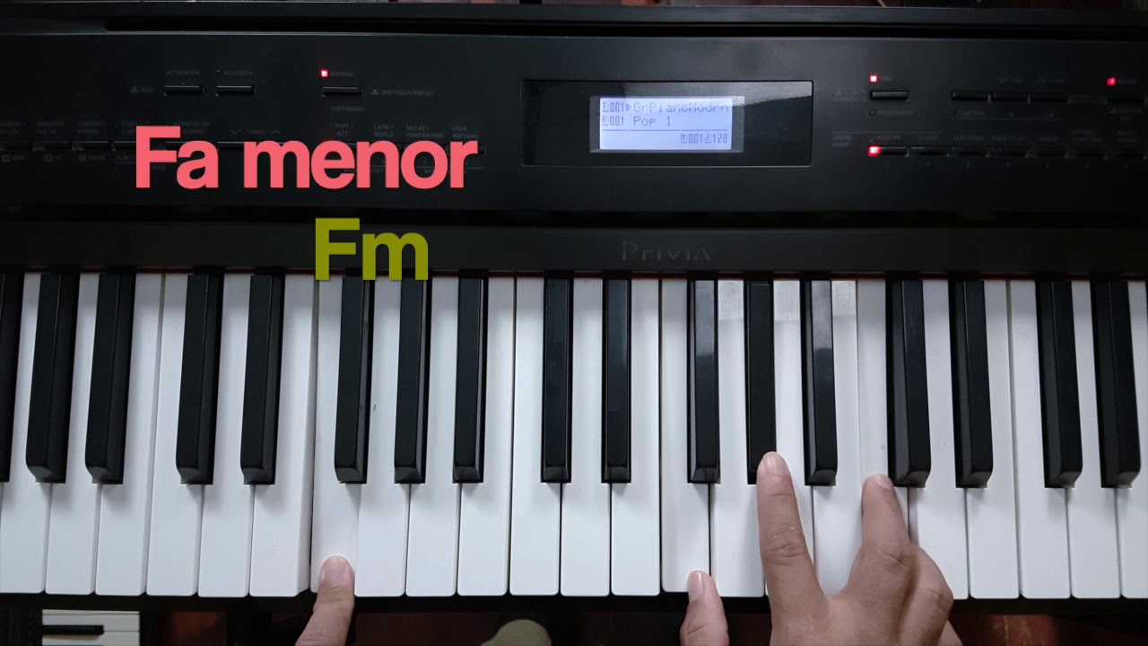 Acordes Menores PIANO - Obeth Toledo