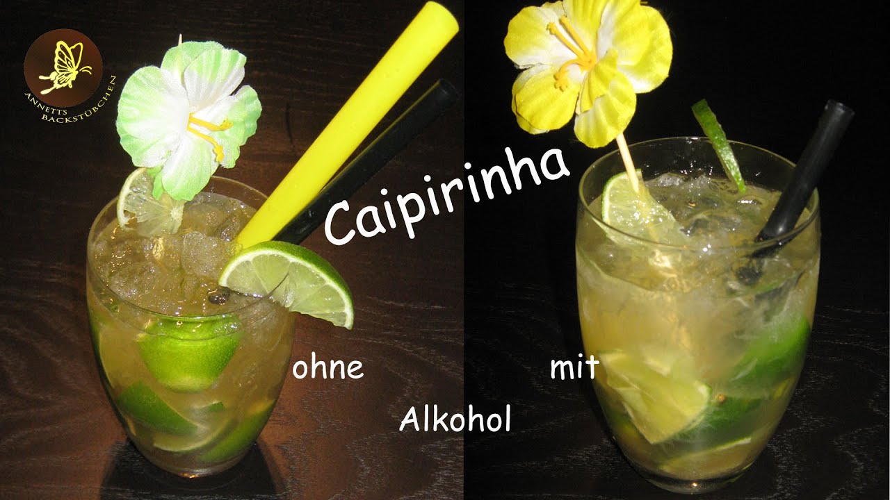 Caipirinha mit und ohne Alkohol - Cocktailrezepte