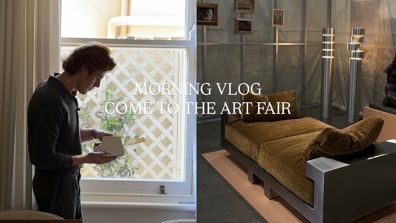 Come look at Art with Me - Morning Vlog 