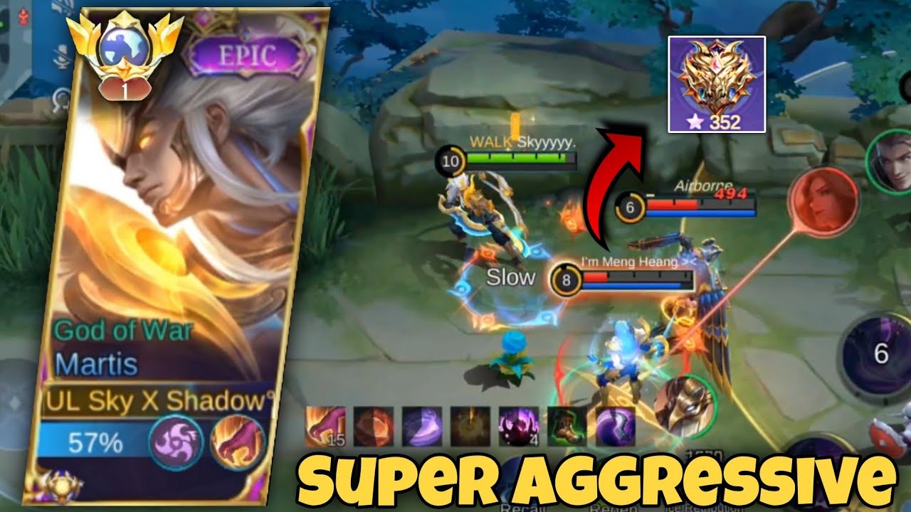 TOP GLOBAL MARTIS PERFECT & SUPER AGGRESSIVE GAMEPLAY!!🔥 | BEST BUILD 2023