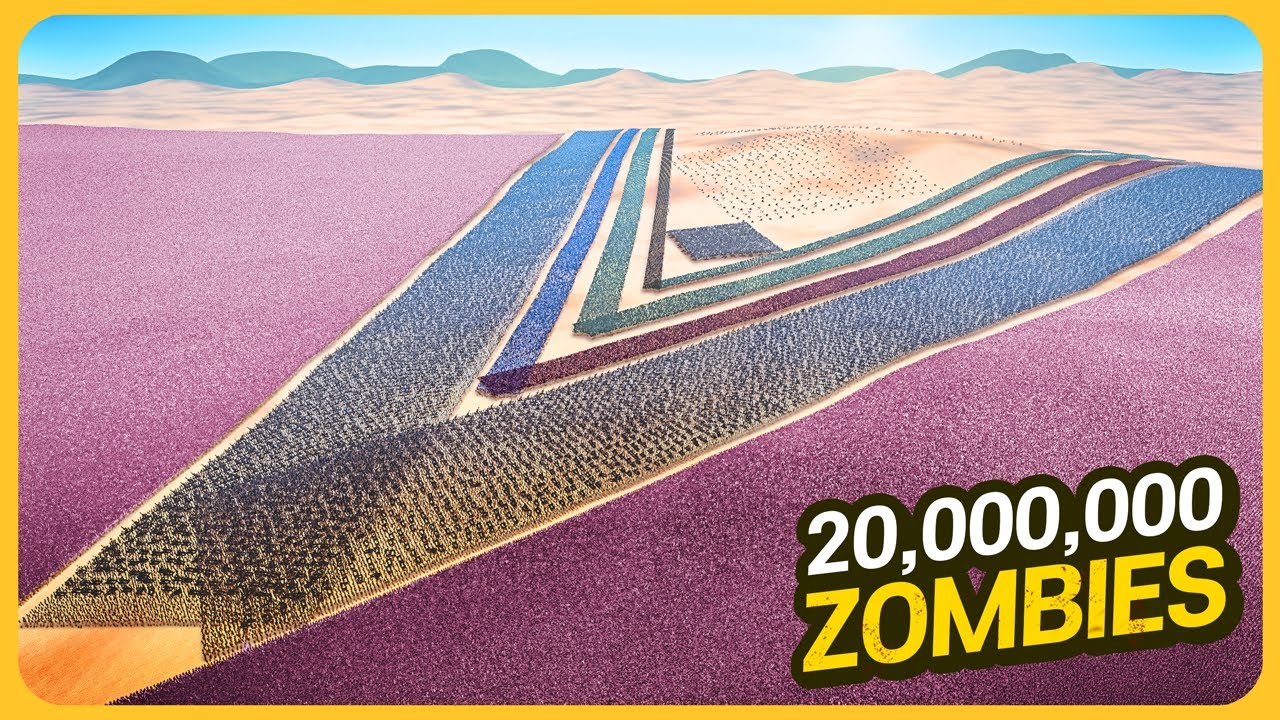 20 MILLION ZOMBIES vs All Ranged Units - Ultimate Epic Battle Simulator 2 UEBS 2 (4K)