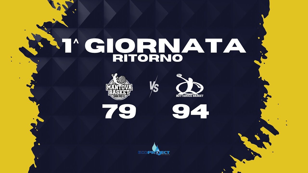 San Pio X [79] vs Bottanuco Basket [94] (1a ritorno)