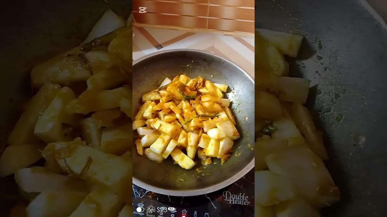 শালগম দিয়ে পাবদা মাছ রান্না। #recipe #cooking #villagelife 