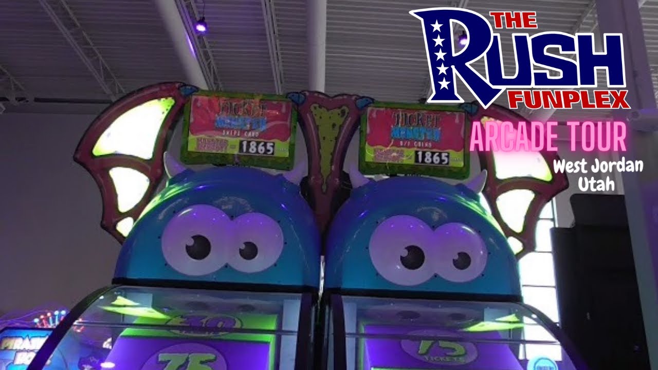 The Rush Funplex Arcade Tour in West Jordan, UT