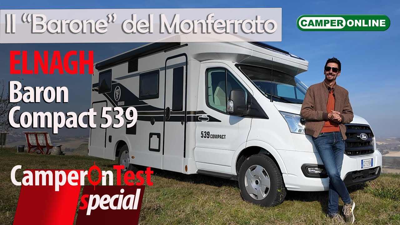 Elnagh Baron Compact 539: compatto, versatile e inaspettato, alla conquista del Monferrato