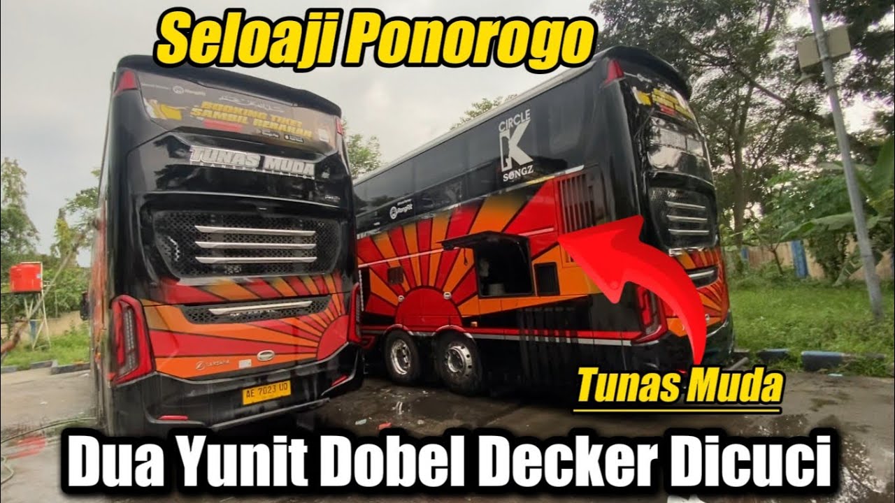 Dua Yunit Dobel Decker‼️tunas muda diponorogo angkatan jam 6:30 dari Ponorogo buat tiktok👌🔥.