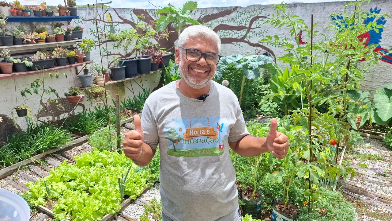 Mostrando a Horta Depois de um Longo Tempo sem Cuidados!