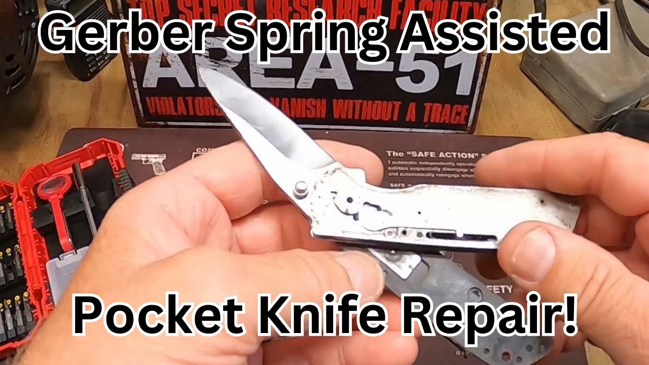 Reviving the Unusable: Gerber Spring Assisted Pocket Knife Repair Success!