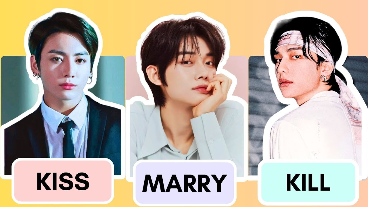 KISS MARRY OR KILL KPOP IDOLS EDITION(VERY HARD) | KPOP GAMES | KPOP QUIZ | KPOP Game | 51 ROUNDS